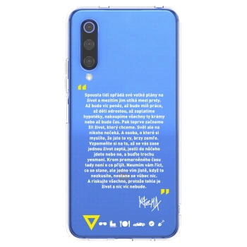 Picasee silikónový prehľadný obal pre Xiaomi Mi 9 SE - Kazma - BUĎTE TROCHU YESMANI