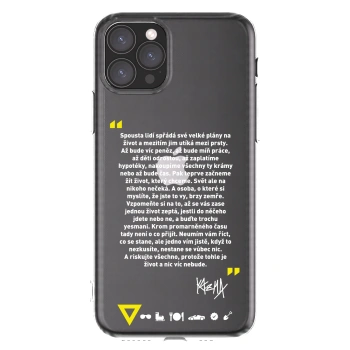 Picasee silikónový prehľadný obal pre Apple iPhone 11 Pro - Kazma - BUĎTE TROCHU YESMANI