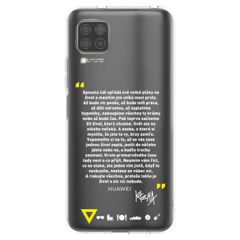 Picasee silikónový prehľadný obal pre Huawei P40 Lite - Kazma - BUĎTE TROCHU YESMANI