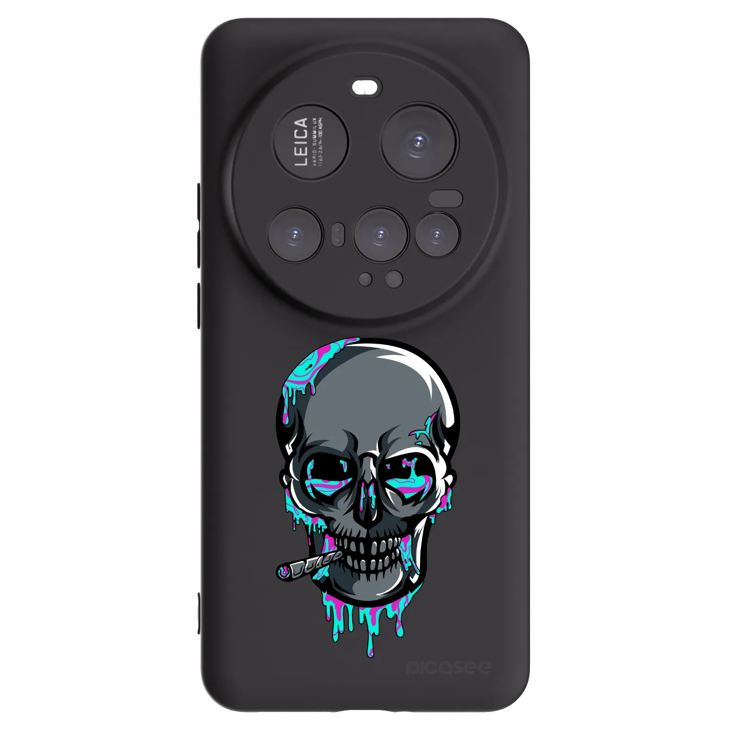 Picasee silikónový čierny obal pre Xiaomi 15 Ultra - EARTH - Lebka 3.0