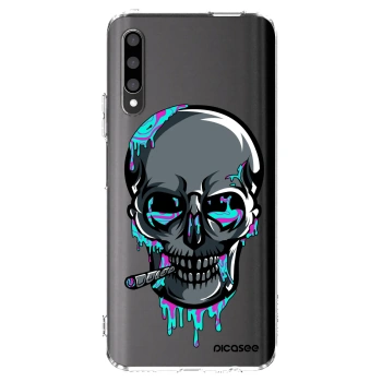Picasee silikónový prehľadný obal pre Honor 9X Pro - EARTH - Lebka 3.0