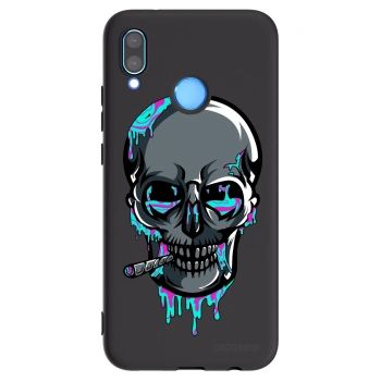 Picasee silikónový čierny obal pre Huawei P20 Lite - EARTH - Lebka 3.0