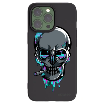 Picasee silikónový čierny obal pre Apple iPhone 13 Pro - EARTH - Lebka 3.0