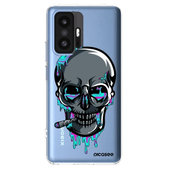 Picasee silikónový prehľadný obal pre Xiaomi 11T Pro - EARTH - Lebka 3.0