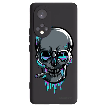 Picasee silikónový čierny obal pre Honor 50 5G - EARTH - Lebka 3.0