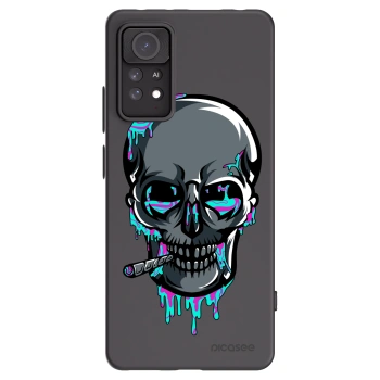 Picasee silikónový čierny obal pre Xiaomi Redmi Note 11 Pro - EARTH - Lebka 3.0