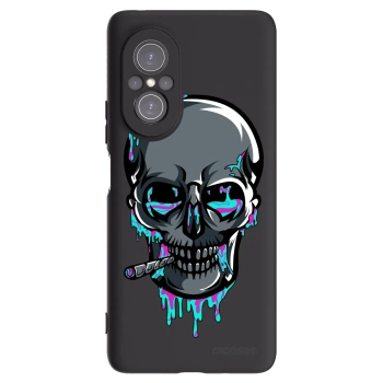 Picasee silikónový čierny obal pre Huawei Nova 9 SE - EARTH - Lebka 3.0