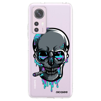 Picasee silikónový prehľadný obal pre Xiaomi 12 - EARTH - Lebka 3.0