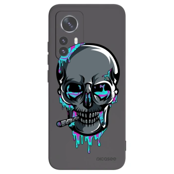 Picasee silikónový čierny obal pre Xiaomi 12 Pro - EARTH - Lebka 3.0