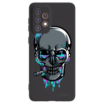 Picasee silikónový čierny obal pre Samsung Galaxy A33 5G A336 - EARTH - Lebka 3.0