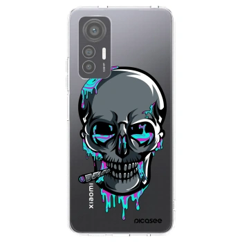 Picasee silikónový prehľadný obal pre Xiaomi 12 Lite - EARTH - Lebka 3.0