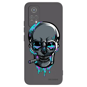 Picasee silikónový čierny obal pre Xiaomi Redmi Note 11S 5G - EARTH - Lebka 3.0