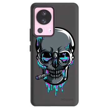 Picasee silikónový čierny obal pre Xiaomi 13 Lite - EARTH - Lebka 3.0