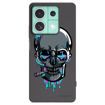 Picasee silikónový čierny obal pre Xiaomi Redmi Note 13 5G - EARTH - Lebka 3.0