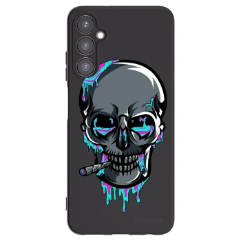 Picasee silikónový čierny obal pre Samsung Galaxy A05s A057G - EARTH - Lebka 3.0