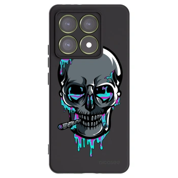 Picasee silikónový čierny obal pre Xiaomi 14T - EARTH - Lebka 3.0
