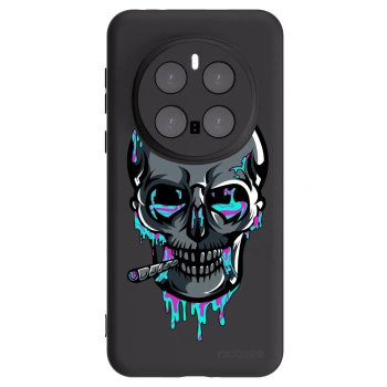 Picasee silikónový čierny obal pre Honor Magic7 Pro 5G - EARTH - Lebka 3.0