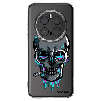 Picasee silikónový prehľadný obal pre Honor Magic7 Pro 5G - EARTH - Lebka 3.0