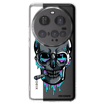 Picasee silikónový prehľadný obal pre Xiaomi 15 Ultra - EARTH - Lebka 3.0