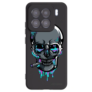 Picasee silikónový čierny obal pre Xiaomi 15 - EARTH - Lebka 3.0