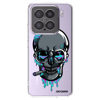 Picasee silikónový prehľadný obal pre Xiaomi 15 - EARTH - Lebka 3.0