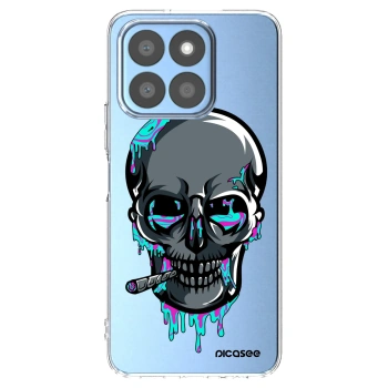 Picasee silikónový prehľadný obal pre Honor X8c - EARTH - Lebka 3.0