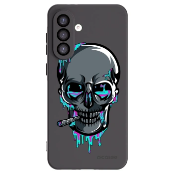 Picasee silikónový čierny obal pre Samsung Galaxy A26 5G A266B - EARTH - Lebka 3.0