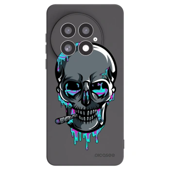 Picasee silikónový čierny obal pre OnePlus 13 5G - EARTH - Lebka 3.0