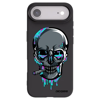 Picasee silikónový čierny obal pre Apple iPhone Air - EARTH - Lebka 3.0