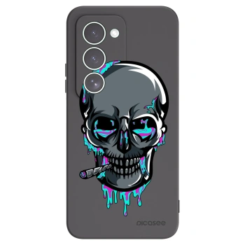 Picasee silikónový čierny obal pre Xiaomi Redmi 15 5G - EARTH - Lebka 3.0