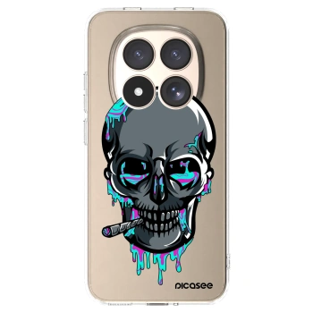 Picasee silikónový prehľadný obal pre Xiaomi Redmi Note 15 Pro 4G - EARTH - Lebka 3.0