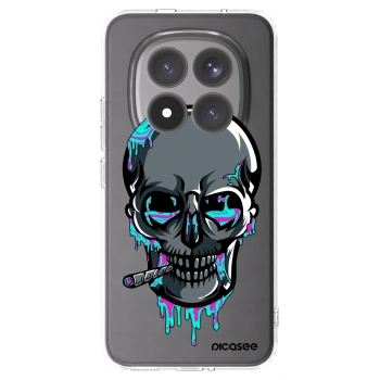 Picasee silikónový prehľadný obal pre Xiaomi Redmi Note 15 Pro+ - EARTH - Lebka 3.0