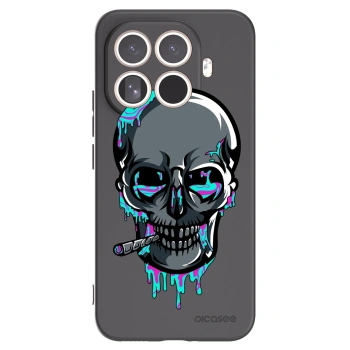 Picasee silikónový čierny obal pre Xiaomi 15T Pro - EARTH - Lebka 3.0