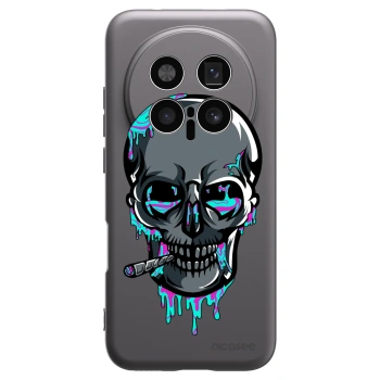 Picasee silikónový čierny obal pre Honor Magic8 Pro 5G - EARTH - Lebka 3.0