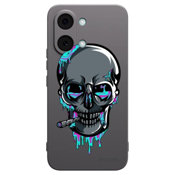 Picasee silikónový čierny obal pre Xiaomi Poco X8 Pro Max - EARTH - Lebka 3.0