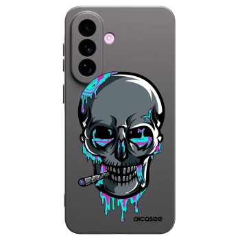 Picasee silikónový čierny obal pre Samsung Galaxy A57 5G - EARTH - Lebka 3.0