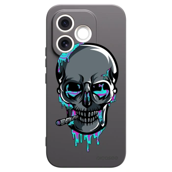 Picasee silikónový čierny obal pre Honor 600 Lite - EARTH - Lebka 3.0