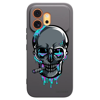Picasee silikónový čierny obal pre Honor 600 - EARTH - Lebka 3.0