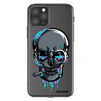 Picasee silikónový prehľadný obal pre Apple iPhone 11 Pro - EARTH - Lebka 3.0