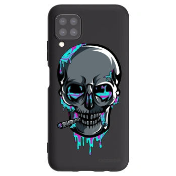 Picasee silikónový čierny obal pre Huawei P40 Lite - EARTH - Lebka 3.0
