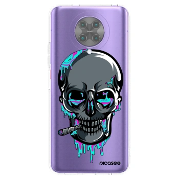 Picasee silikónový prehľadný obal pre Xiaomi Poco F2 Pro - EARTH - Lebka 3.0