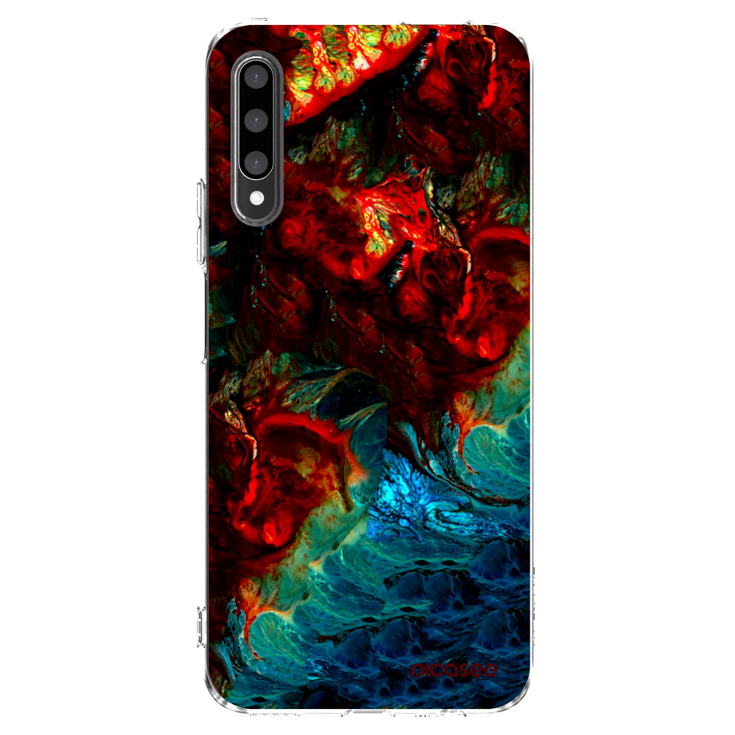 Picasee silikónový prehľadný obal pre Honor 9X Pro - Universe