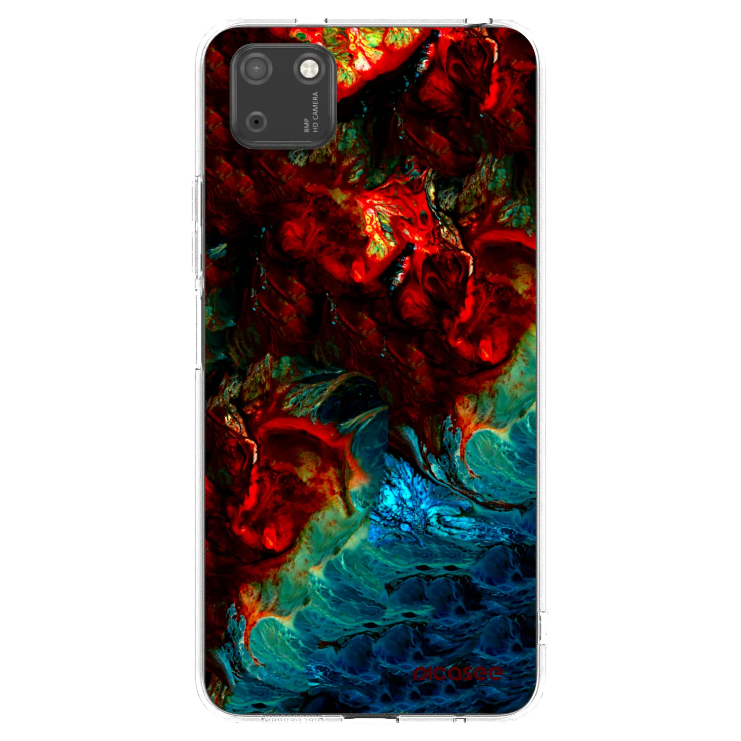 Picasee silikónový prehľadný obal pre Huawei Y5P - Universe