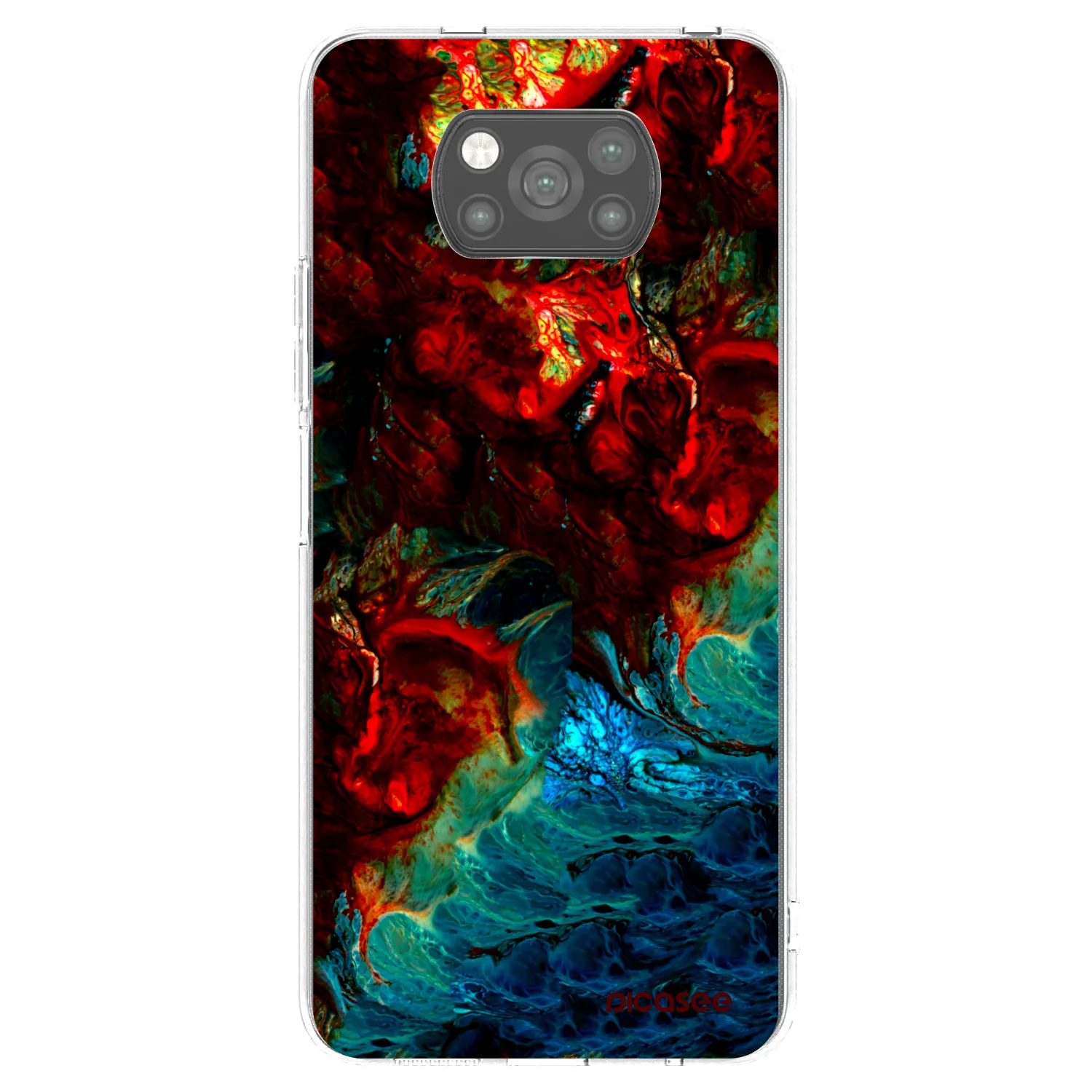 Picasee silikónový čierny obal pre Xiaomi Poco X3 - Universe
