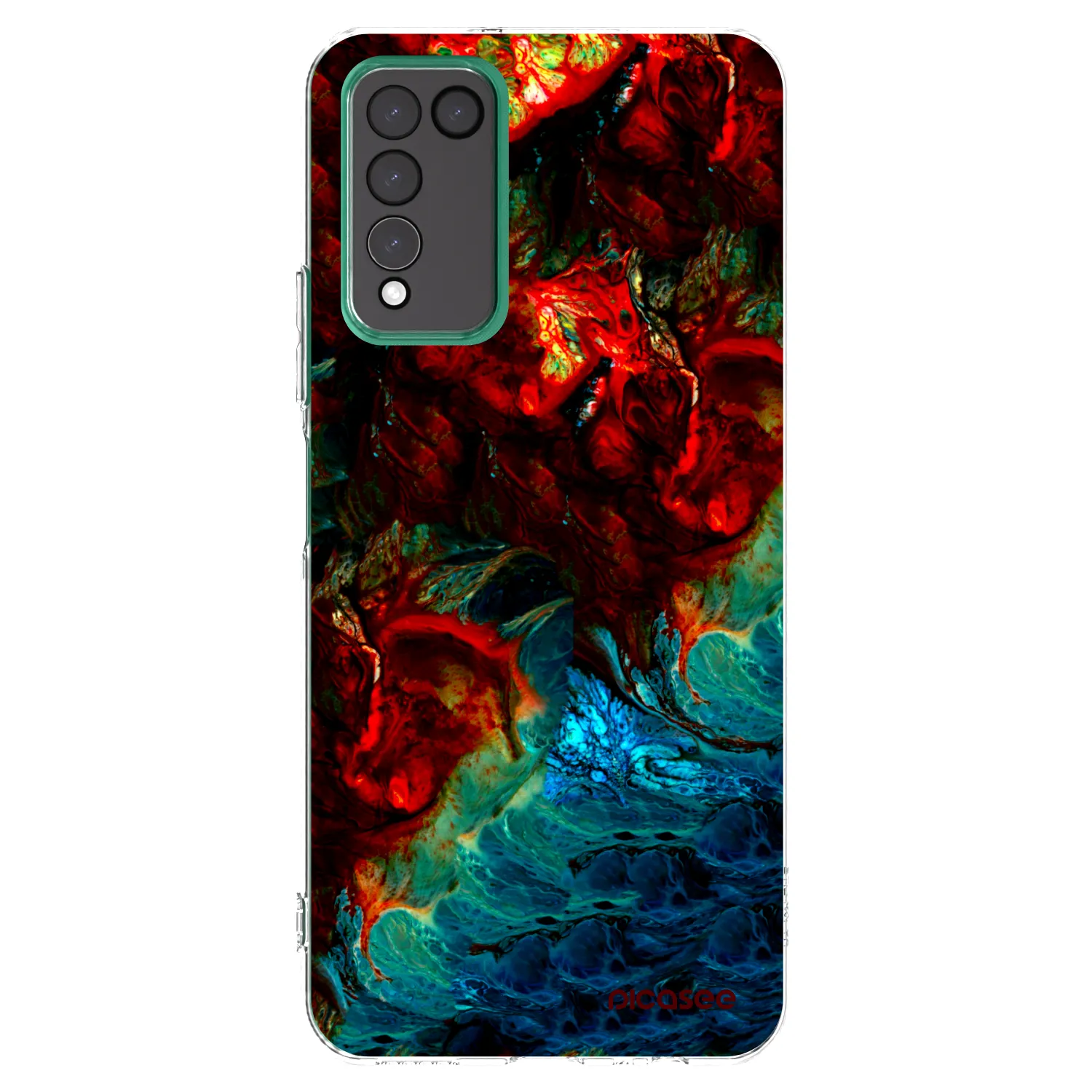 Picasee silikónový prehľadný obal pre Honor 10X Lite - Universe