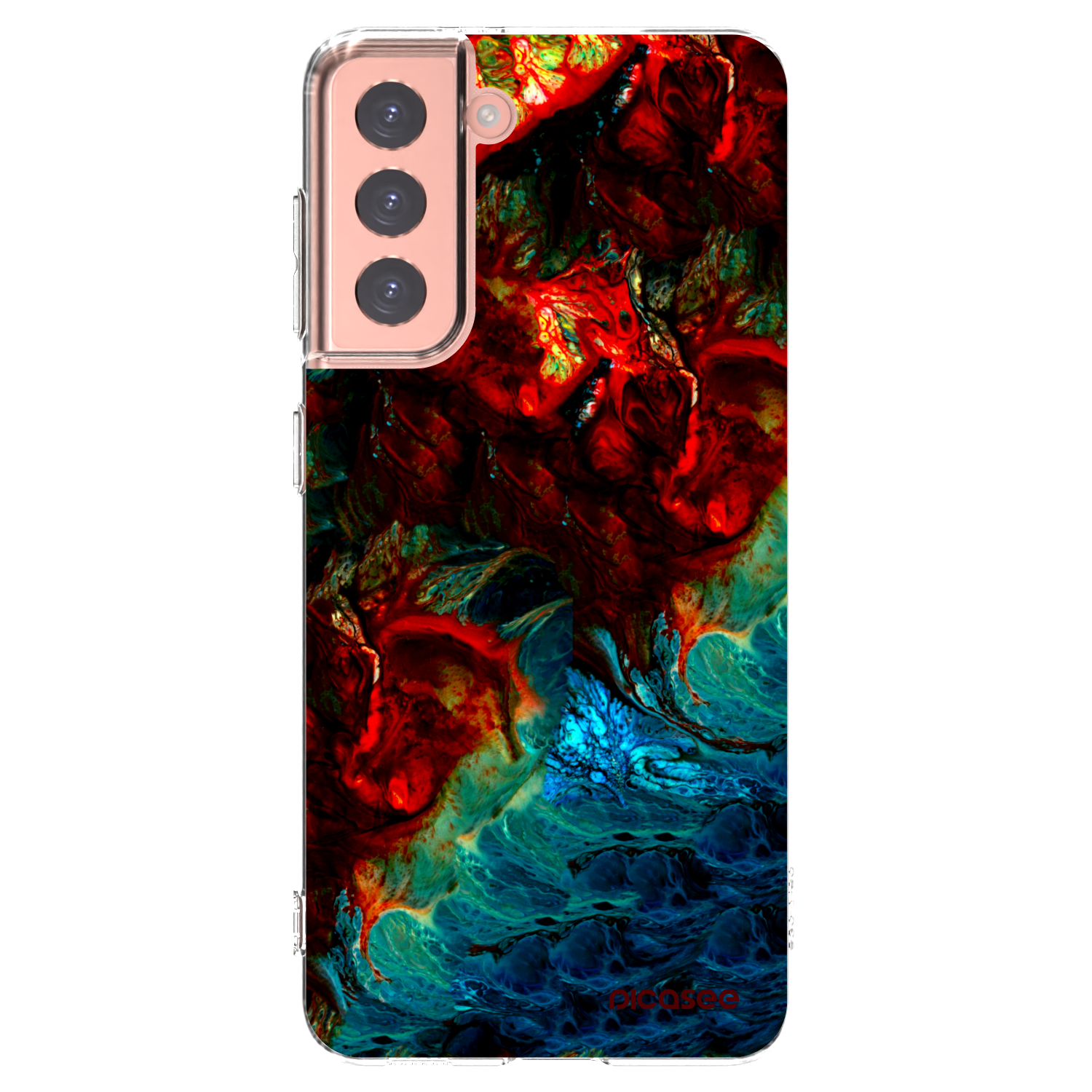 Silikónový prehľadný obal pre Samsung Galaxy S21 5G G991B - Universe