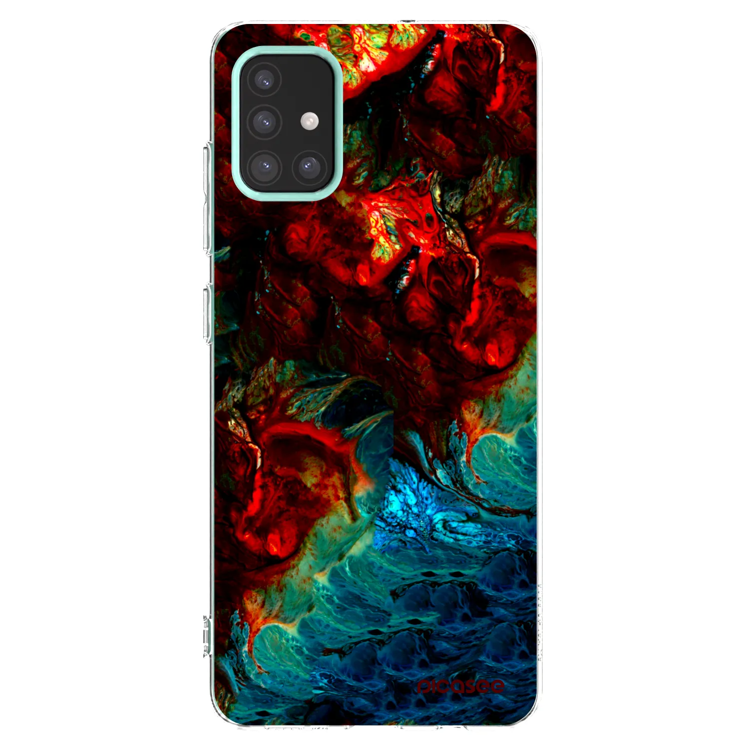 Picasee silikónový prehľadný obal pre Samsung Galaxy M31s - Universe