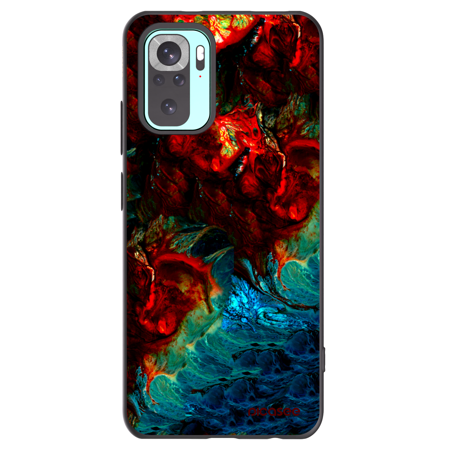 Picasee silikónový čierny obal pre Xiaomi Redmi Note 10 Pro - Universe