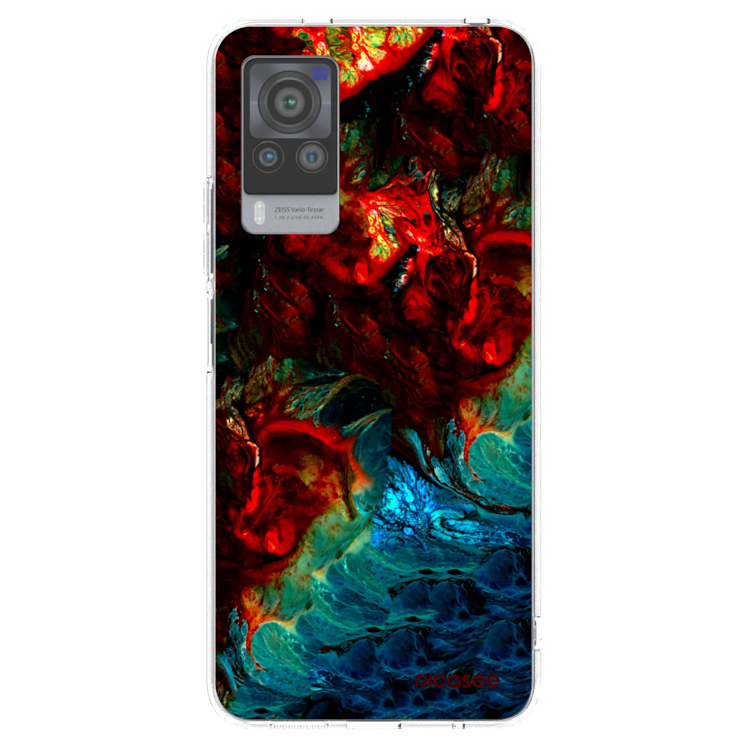 Picasee silikónový prehľadný obal pre Vivo X60 Pro 5G - Universe