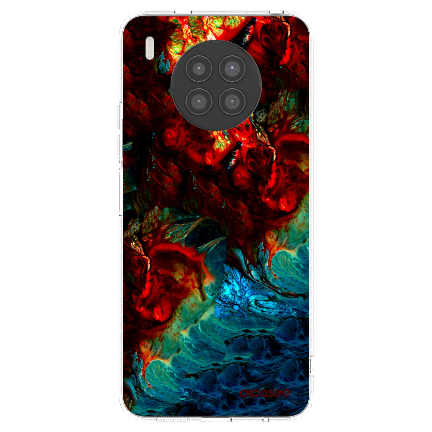 Picasee silikónový prehľadný obal pre Huawei Nova 8i - Universe